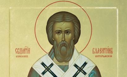 Saint Valentine dalam Ortodoksi - kapan hari malaikat dan nama hari