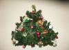 Vánoční strom vyrobený z pozlátka